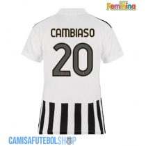 Camisa de time de futebol Juventus Andrea Cambiaso #20 Replicas 1º Equipamento Feminina 2026-27 Manga Curta